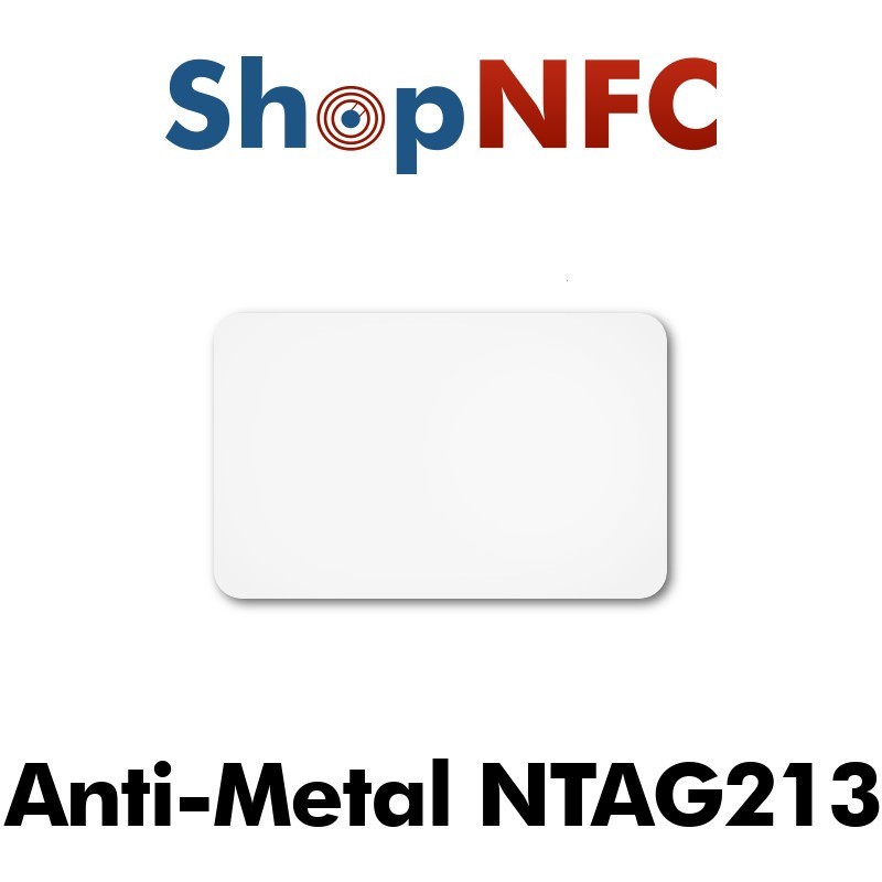 Etiqueta NFC antimetal NTAG213 adhesiva 26,5x42mm - Shop NFC