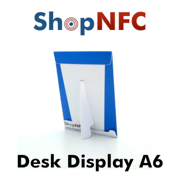 Desk Display A6 with NTAG213 - Custom printed