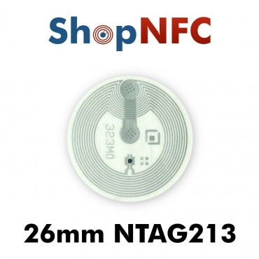 NFC Stickers NTAG213 Round ø26mm