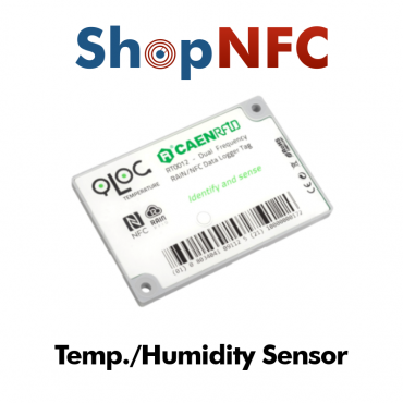 NFC/UHF Temperature and Humidity Sensor with Data Logger
