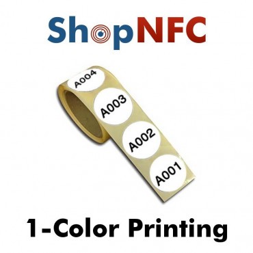 Etiqueta NFC NTAG213 TT blanca adhesiva 26,5x42mm - NFC Tamper-Proof - Shop  NFC