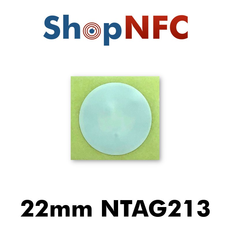 Etiqueta NFC NTAG213 22mm adhesiva - Shop NFC