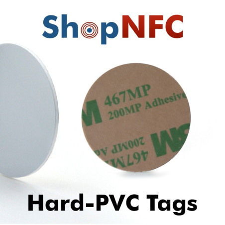 NFC Klebetags aus PVC ICODE SLIX2 50mm