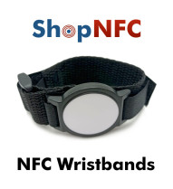 Adjustable NFC Wristbands NTAG213 with Velcro