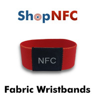 Bracelets NFC textiles élastiques NTAG213
