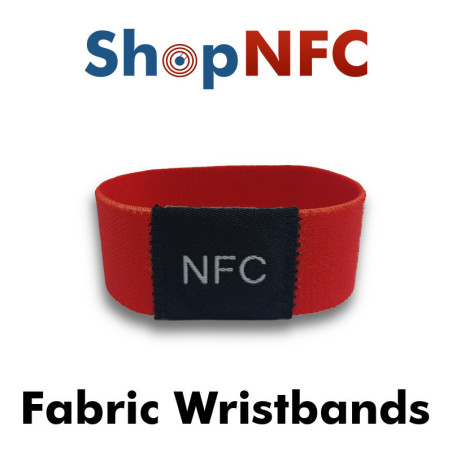 NFC Fabric Wristbands NTAG213
