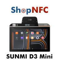 SUNMI D3 Mini – Android Desktop POS – KEIN GMS, 80mm Drucker, EU-Kabel