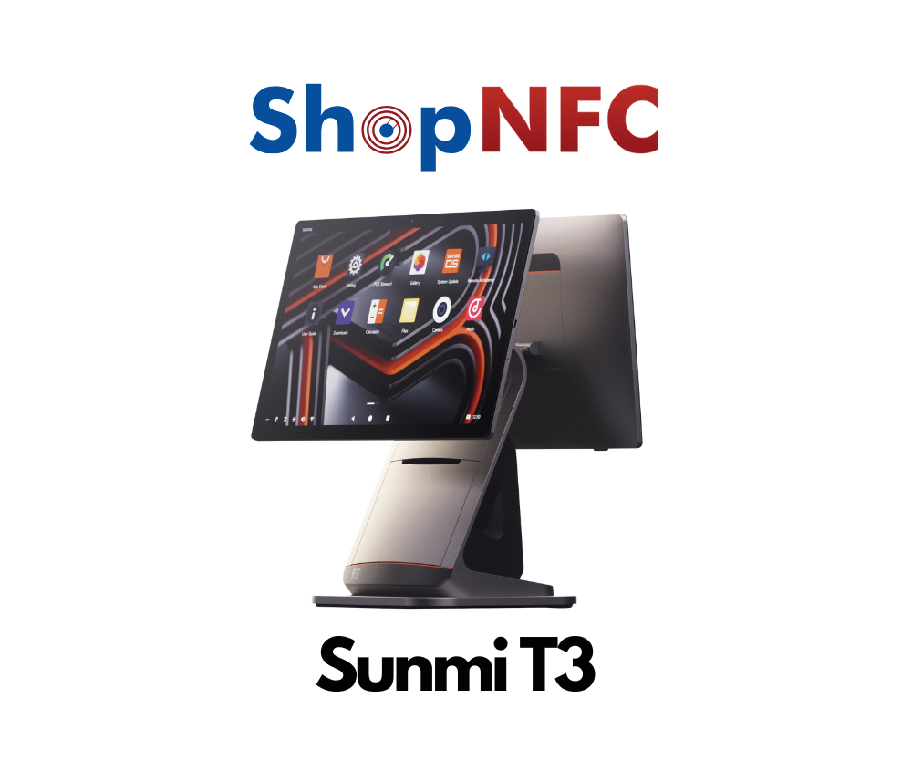 SUNMI T3 POS Android 15.6" Touchscreen Full HD con NFC, Wi-Fi e Bluetooth