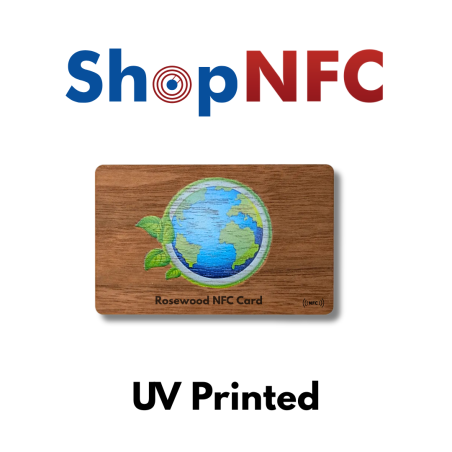 Tessere NFC in palissandro NTAG213 - Personalizzabili