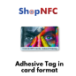 Cartes NFC en PVC avec support adhésif - Personnalisables