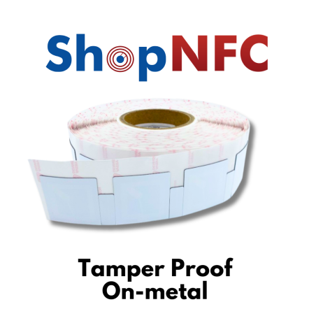 Tamper Proof On-Metal-NFC-Tags NTAG213 45x45mm