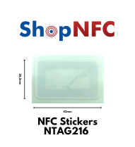 Tag NFC NTAG216 26,5x42mm adesivi
