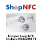 Tag NFC Tamper Loop NTAG213 TT adesivi