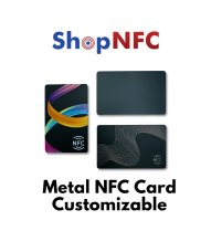 Tarjetas NFC en metal NTAG213 - Personalizables