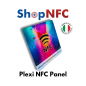 Panneau NFC adhésif en Plexiglas transparent - Imprimé UV