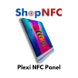 Panneau NFC adhésif en Plexiglas transparent - Imprimé UV