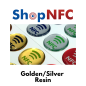 Golden/Silver Epoxy NFC Labels - Custom printed