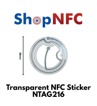 Tags NFC NTAG216 38mm adhésifs