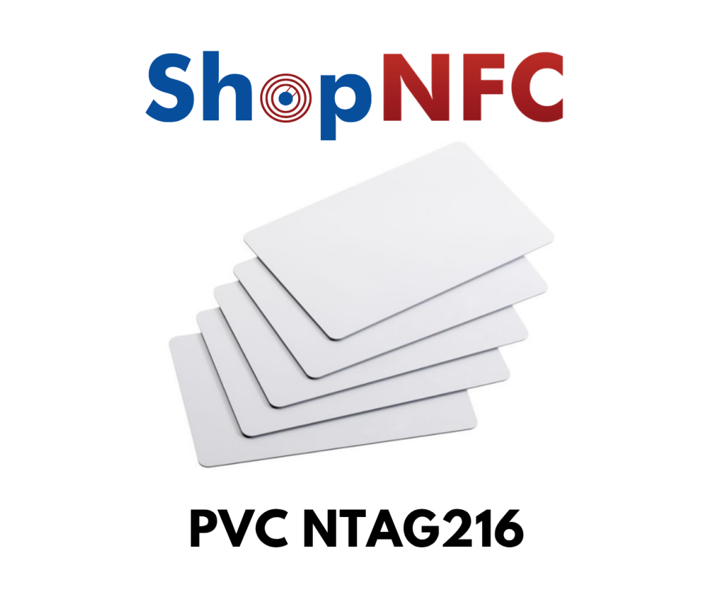 Tarjetas NFC en PVC NTAG216