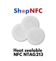 Heißsiegelbare NFC-Tags für Stoffe NTAG213 35mm