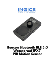 Ingics iBS09PIR - Beacon Bluetooth BLE 5.0 Waterproof IPX7 - PIR Motion Sensor