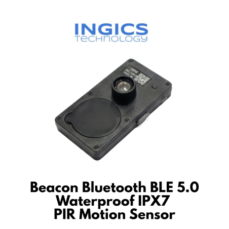 Ingics iBS09PIR - Beacon Bluetooth BLE 5.0 Waterproof IPX7 - Capteur de Mouvement PIR