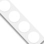 Etiqueta NFC NTAG213 IP67 29mm en papel adhesiva