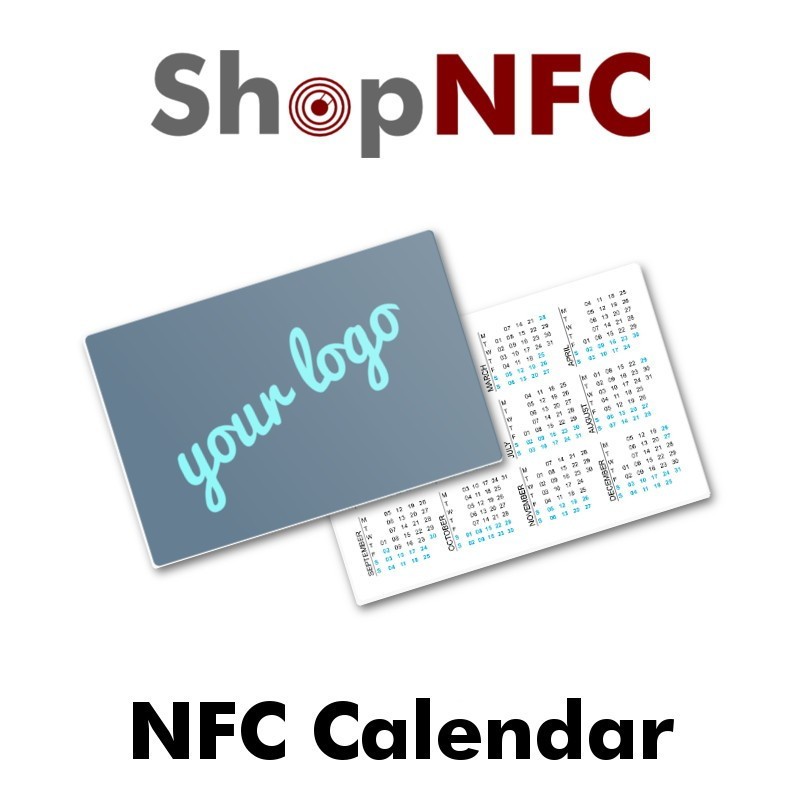 NFC Calendar Card Size Shop NFC