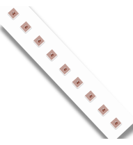 NFC Stickers ICODE 3 copper 5.5x5.5mm
