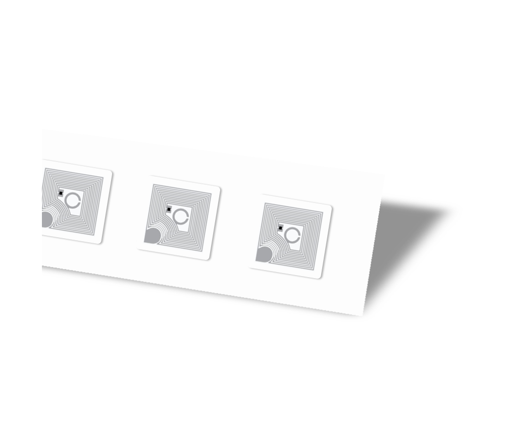 Tags NFC adhésifs ICODE SLIX 18x18mm