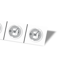 Etiqueta NFC NTAG213 recubierta con resina epoxi