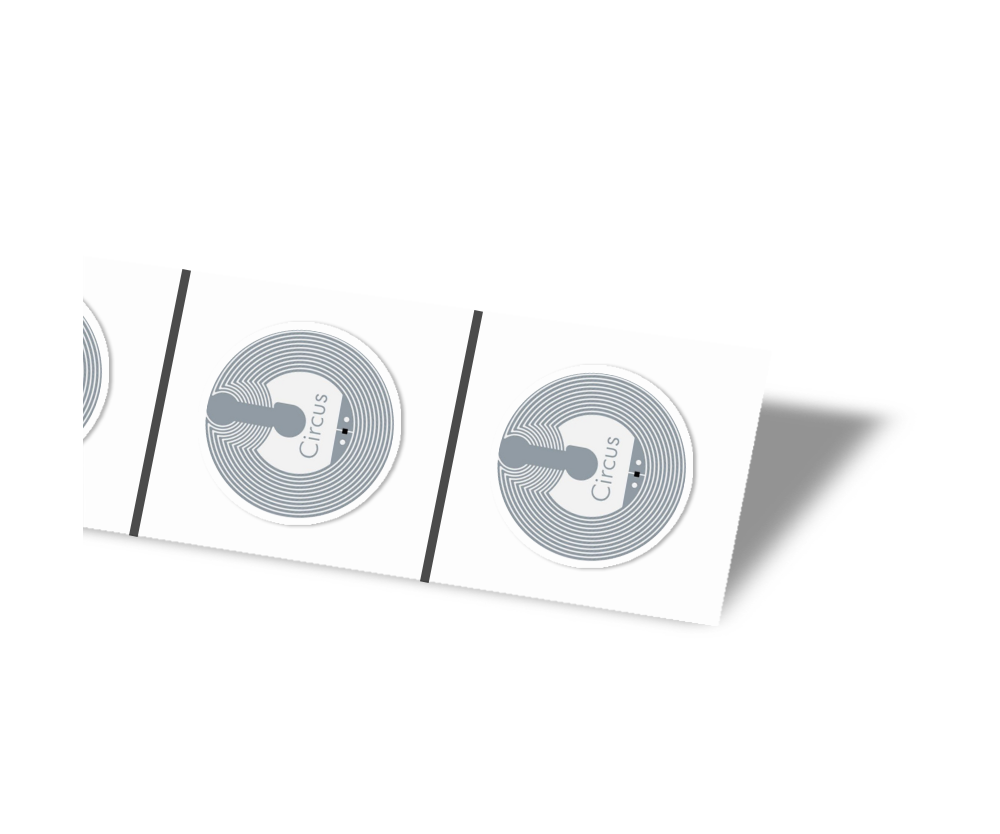 Tags NFC adhésifs NTAG210μ 22mm