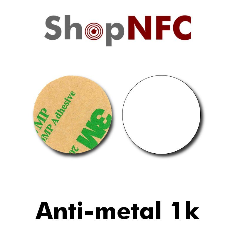 Etiqueta NFC antimetal adhesiva 1k - Shop NFC