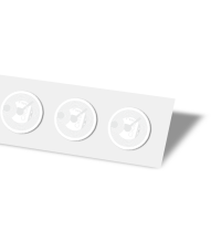 Tag NFC schermati NTAG213 rotondi adesivi 22mm