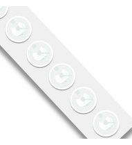 Tag NFC schermati NTAG213 rotondi adesivi 22mm