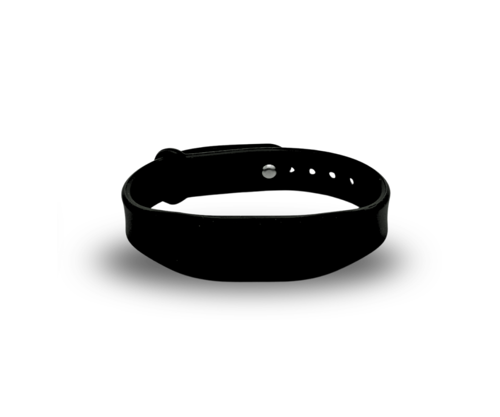 Bracelets en silicone NFC NTAG213, ajustables et personnalisables
