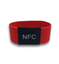 Pulsera NFC textil elástica Ntag213