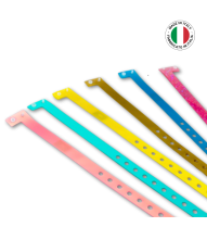 Pulsera desechable delgada NTAG21x - Personalizable