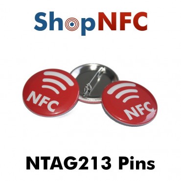 NFC Pins NTAG213 - Customizable
