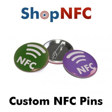 Spillette NTAG213 metalliche con logo NFC