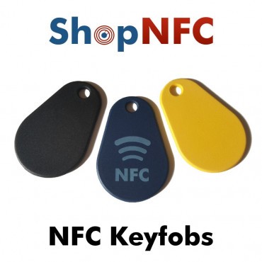 Callstel NFC Schlüsselanhänger: 40er-Set NFC-Tag-Sticker, kompatibel mit  iOS & Android, 504 Byte (NFC-Zugangskarte)