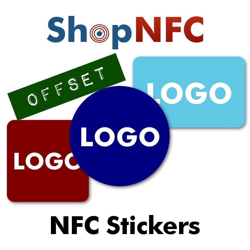 Precio barato Logotipo personalizado que imprime etiquetas NFC epoxi RFID  con código QR
