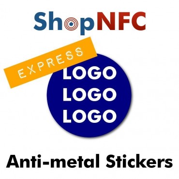 Custom Printed NFC Stickers for Metals - Express