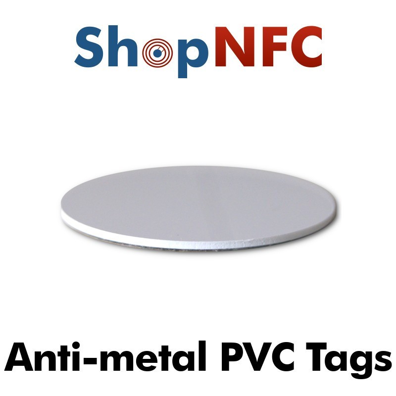 Tag NFC schermati NTAG213 30mm adesivi in PVC impermeabili per
