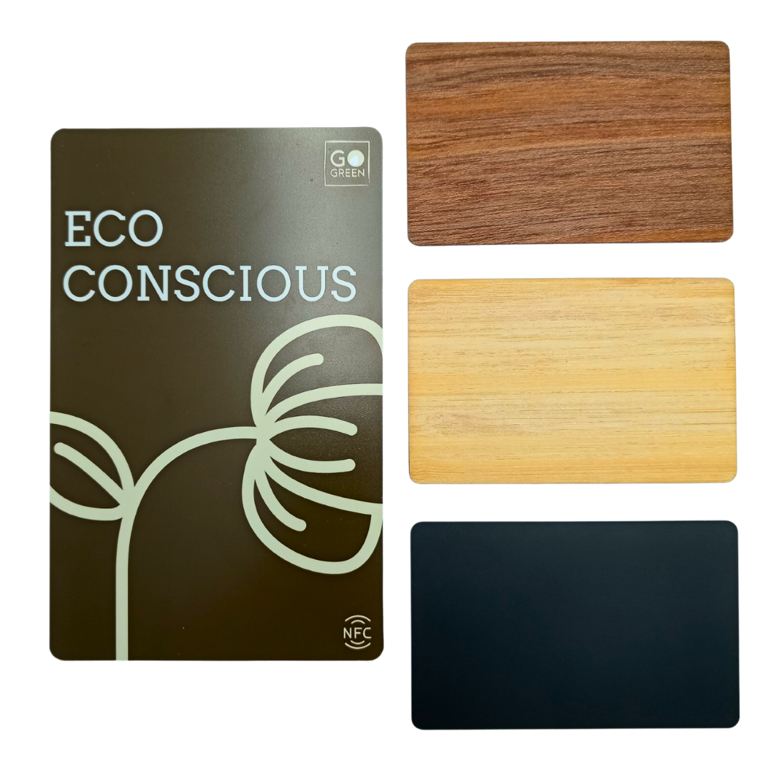 Cartes NFC Matériaux Spéciaux | Métal, Bois, PVC Éco - ShopNFC